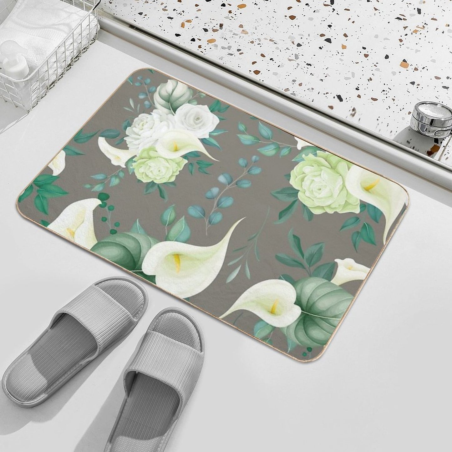Lily Rose  High-Traffic Bath Mat