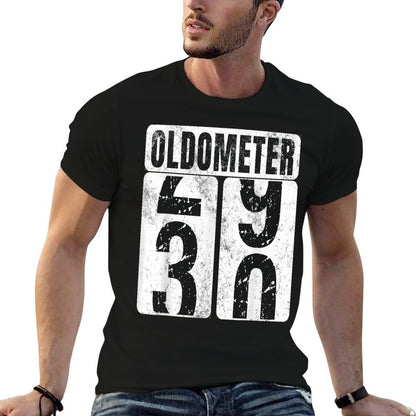 Oldometer 30 Vintage Funny 30th Birthday Gift Idea  Soft T-Shirt