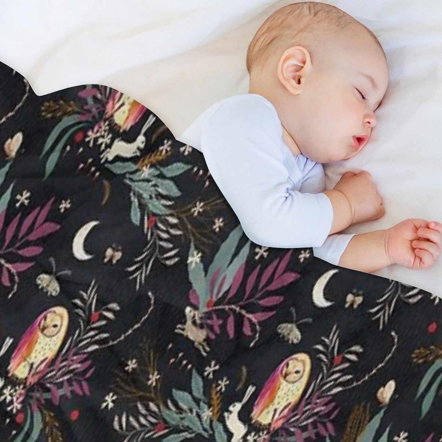 In The Night Garden Quick-dry Throw Blanket