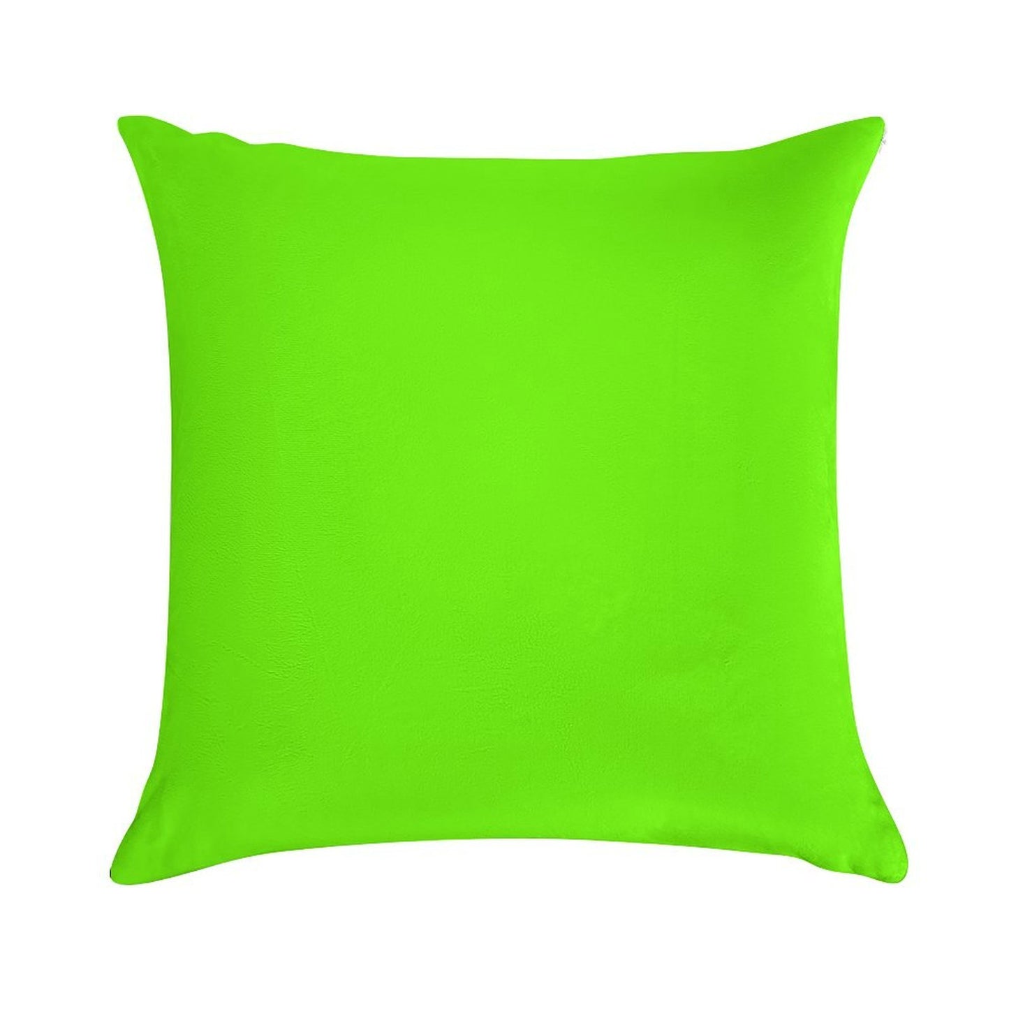 Super Bright Fluorescent Green Neon Soft Warmth Comfort Throw Pillow