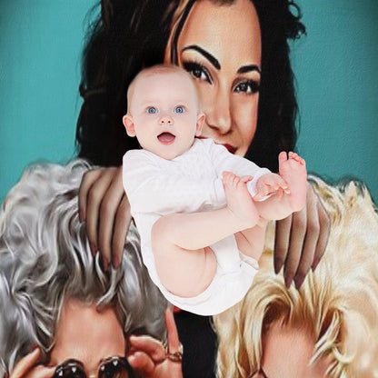 The Nanny - Yetta And Sylvia Versatility Throw Blanket