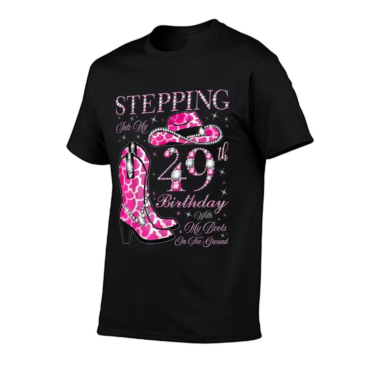 Stepping Into My 49th Birthday With My Boots On The Ground  Moisture-wicking T-Shirt