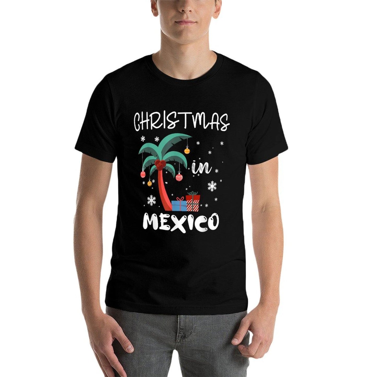 Christmas In MEXICO Trip 2025 Family Reunion Matching  High-quality Stitching T-Shirt