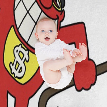 Whammy with Hat And Cane Plush Throw Blanket