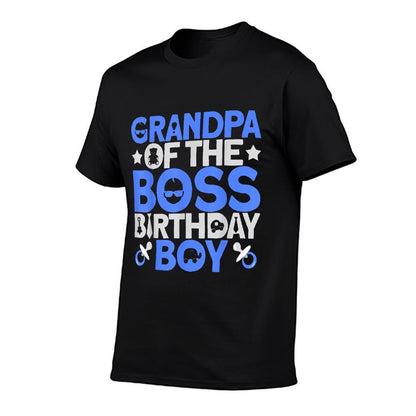 Grandpa Of The Boss Birthday Party Outfit Like A Boss  Breathable T-Shirt