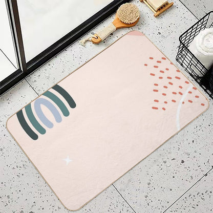 AbstractRETRO  Easy To Clean Bath Mat