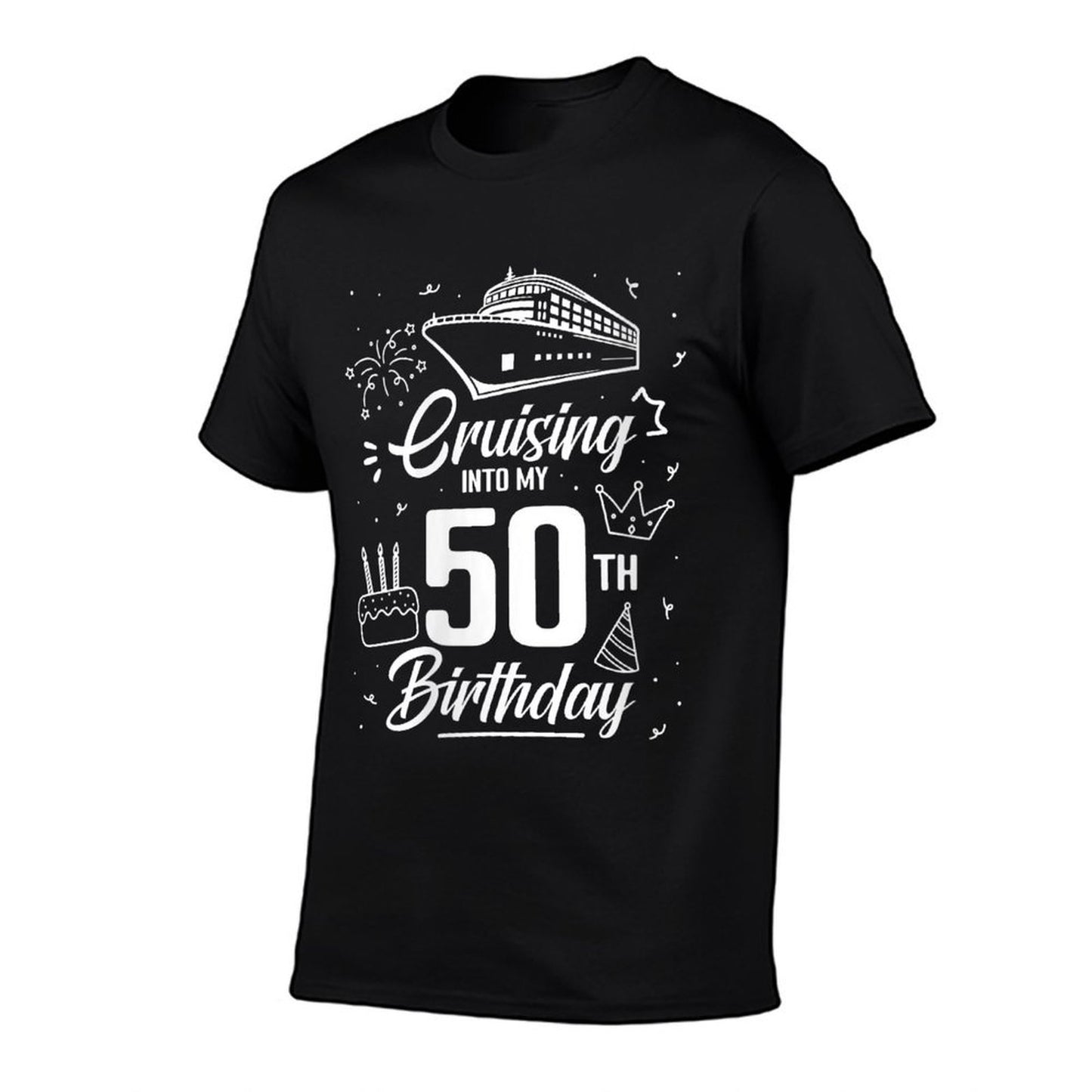 Womens Cruising Into My 50th Birthday Cruise 50 Years Old Birthday  Quick-drying T-Shirt