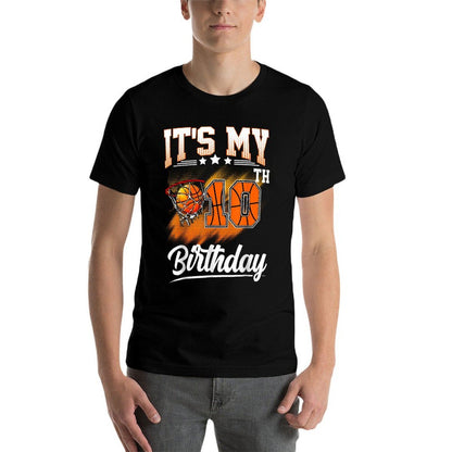 It's My 10th Birthday Basketball Theme 10 Years Old Birthday  Lightweight T-Shirt