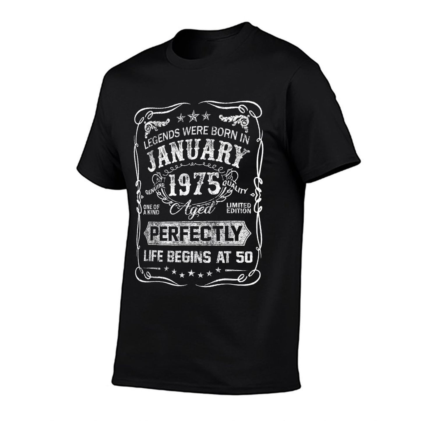 Legends Were Born In January 1975 Vintage 50th Birthday Men  Quick-drying T-Shirt