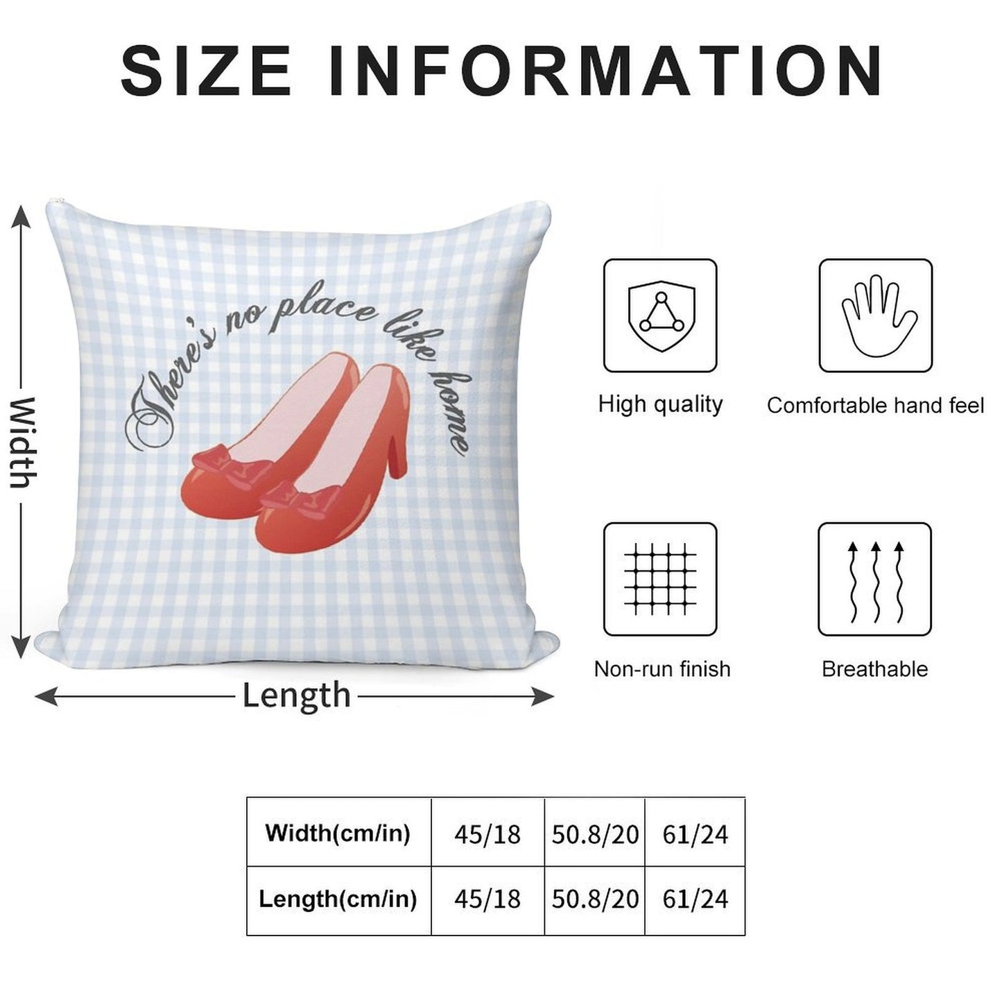 The Ruby Slippers Soft Easy Maintenance Throw Pillow