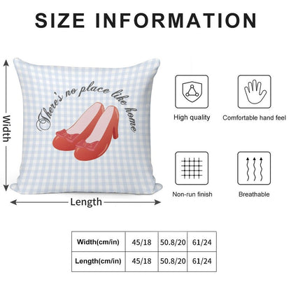 The Ruby Slippers Soft Easy Maintenance Throw Pillow