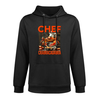Weird AI Meme Funny Italian Brainrot Chef Crabracadabra Kids Medium-Weight Fabric Hoodie