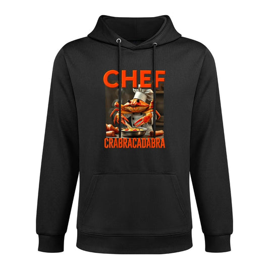 Weird AI Meme Funny Italian Brainrot Chef Crabracadabra Kids Medium-Weight Fabric Hoodie