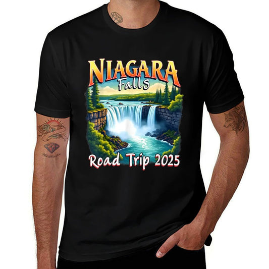 Niagara Falls Family Vacation Road Trip 2025 Trip Men Woman  Soft T-Shirt