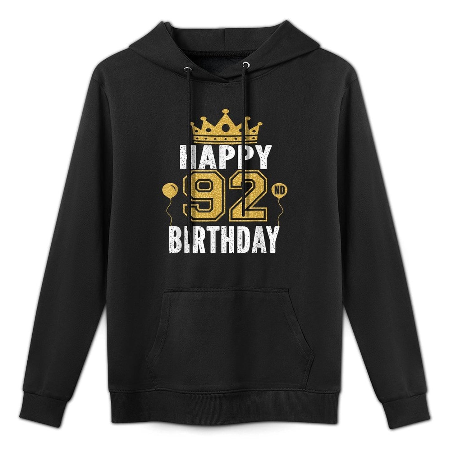 Happy 92nd Birthday Idea For 92 Years Old Man And Woman Layering Staple Hoodie