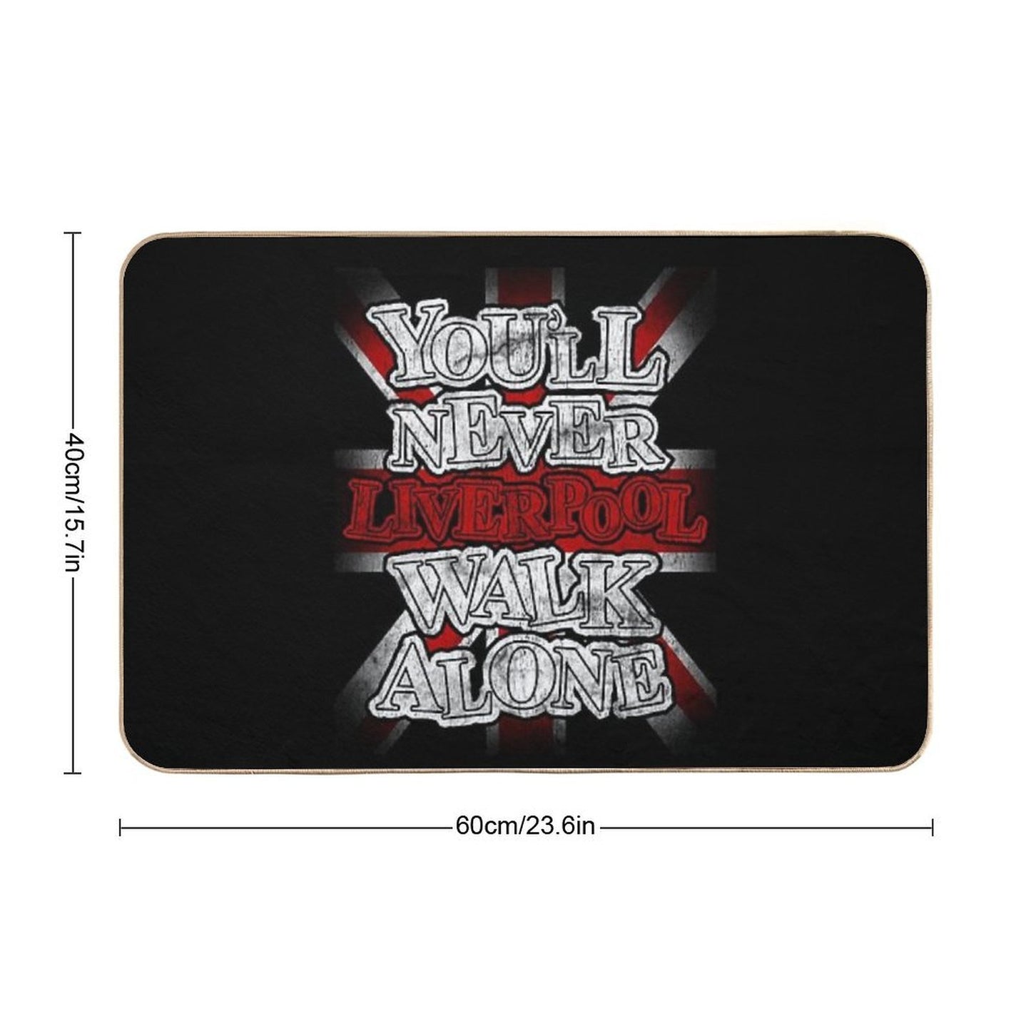 Liverpool - You'll Never Walk Alone  Easy To Clean Bath Mat