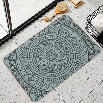 Mandala Boho Mist  Long-Lasting Bath Mat