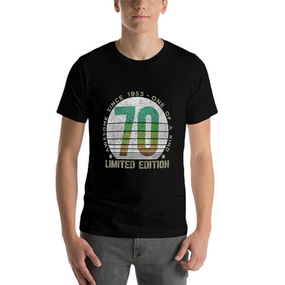 Vintage 1953 70 Year Old Gifts Limited Edition 70th Birthday  Vintage-inspired T-Shirt