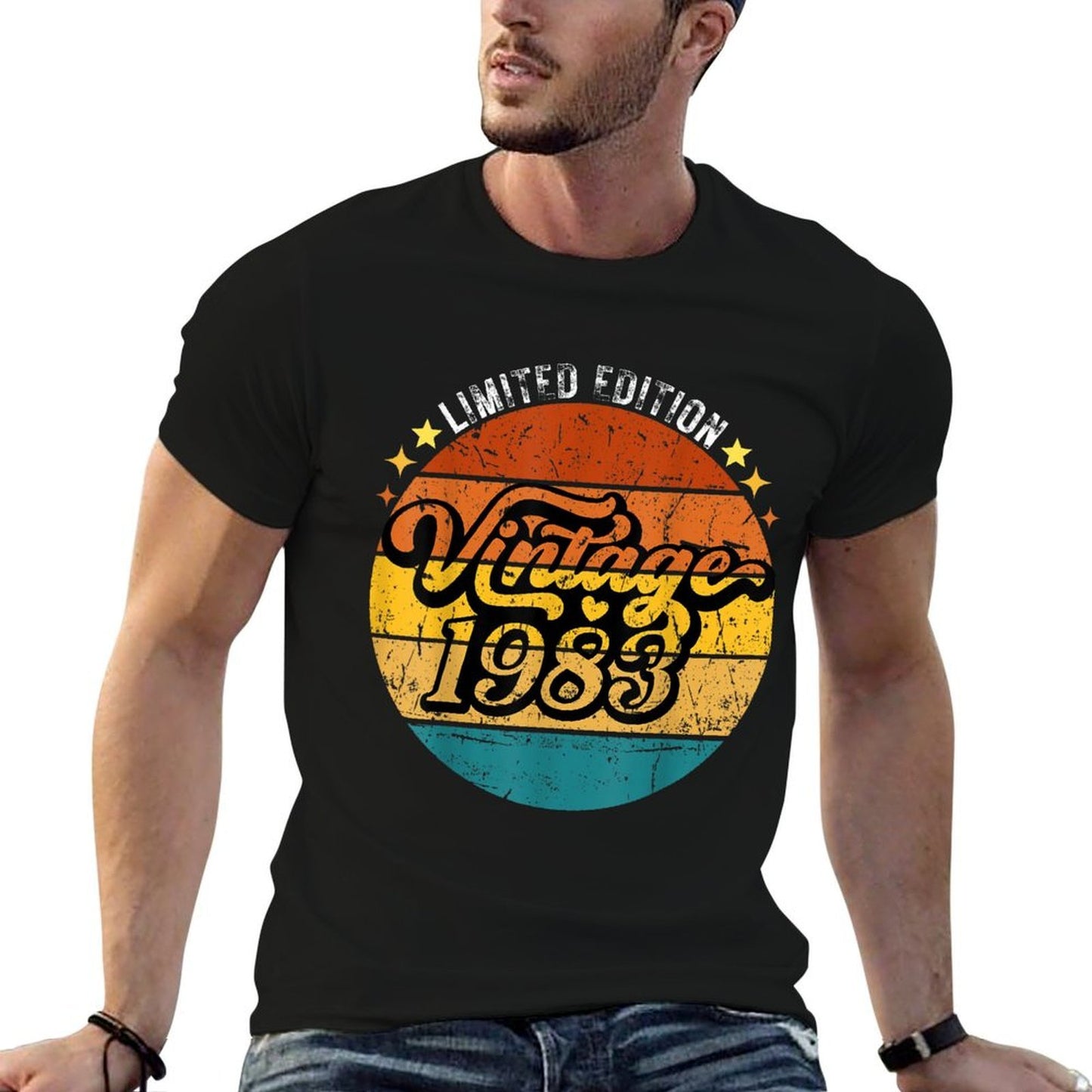 Vintage 1983 Limited Edition 40 Year Old Gifts 40th Birthday  Slim-fit Cut T-Shirt