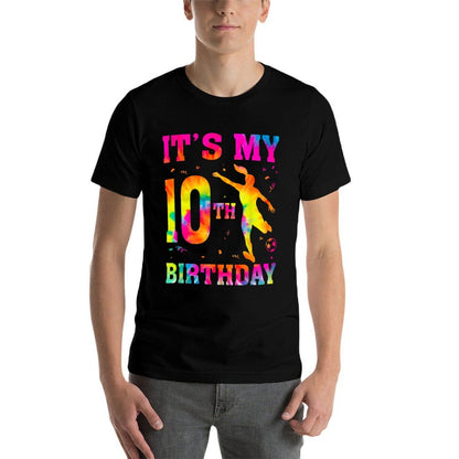 It's My 10th Birthday Soccer 10 Year Old Party Soccer Player  Eco-friendly Material T-Shirt