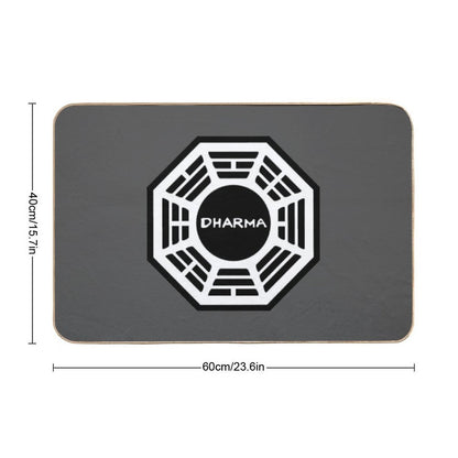Dharma Initiative Logo Lost TV Show  Odorless Bath Mat