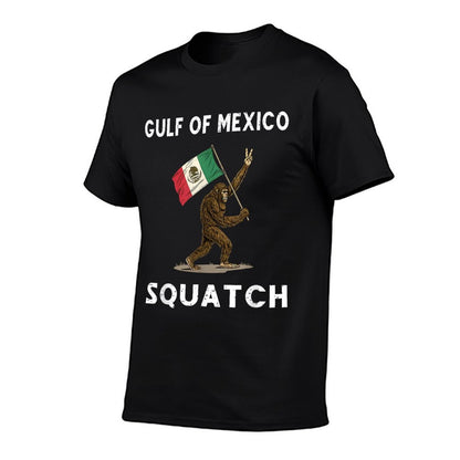 Gulf of Mexico Squatch Gulf of USA America Est 2025  Eco-friendly Material T-Shirt