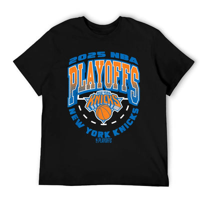 NBA Official New York Knicks Exclusive 2025 Playoffs Trendy Pattern T-Shirt
