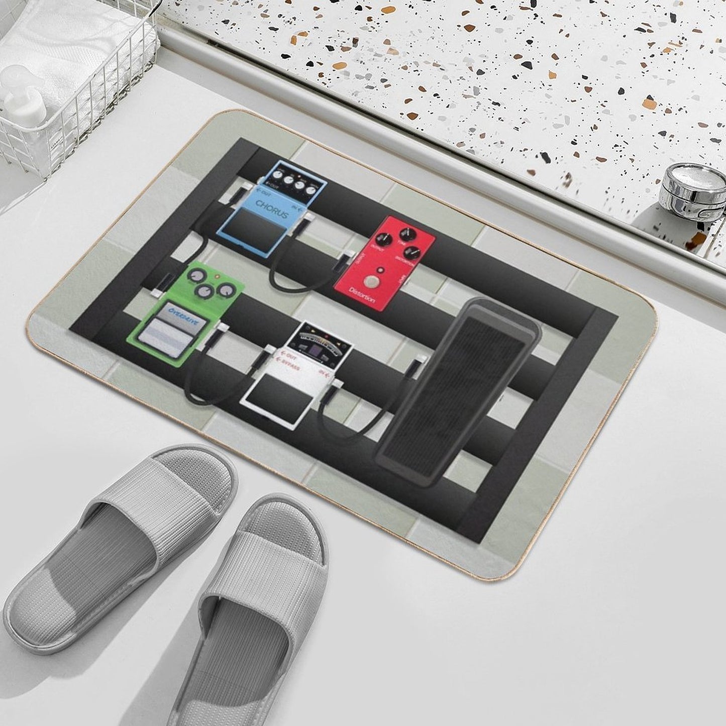 Guitar Pedalboard  Non-Slip Bath Mat