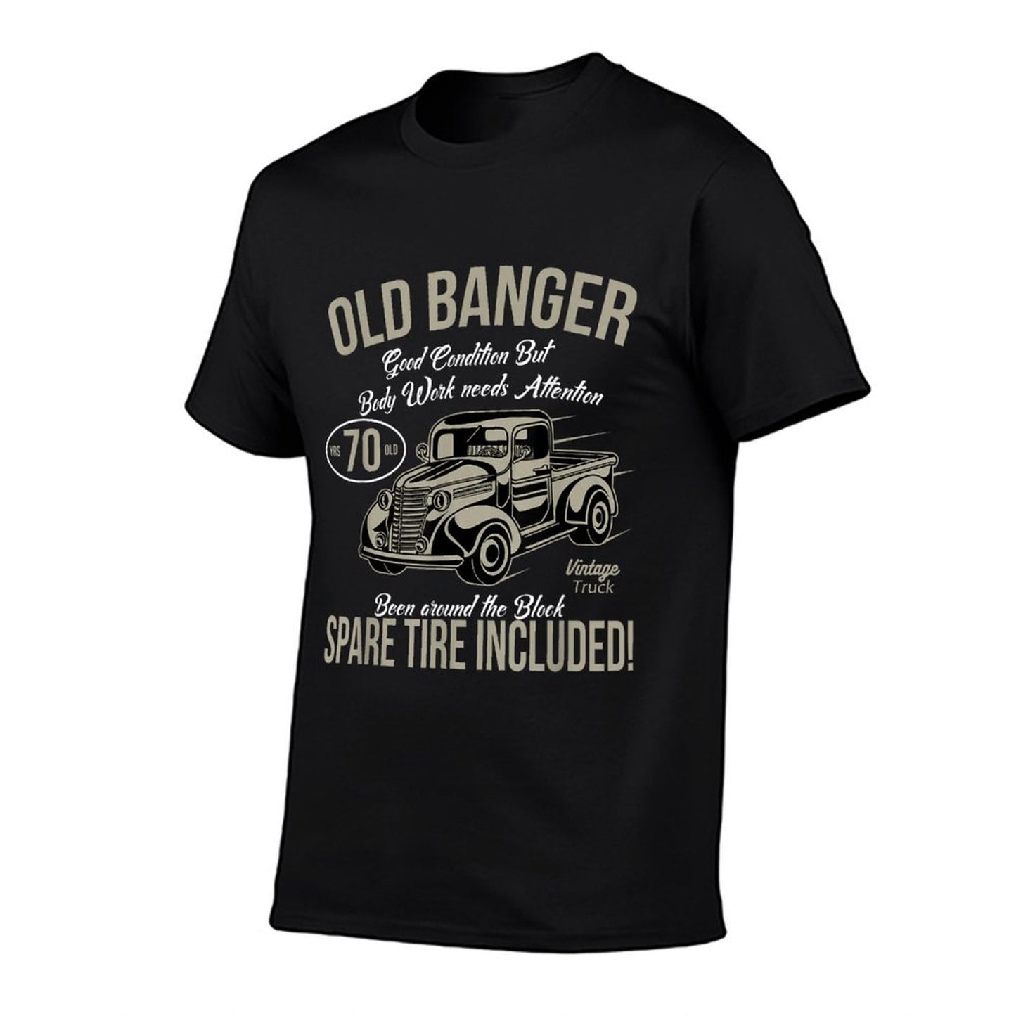 70th Birthday Vintage Old Banger 70 Years Old Men Gift Retro  Breathable T-Shirt
