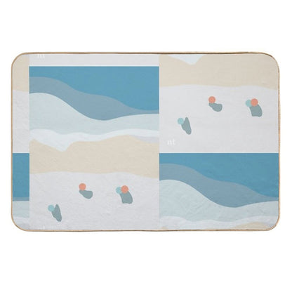 Beach Shore  Long-Lasting Bath Mat
