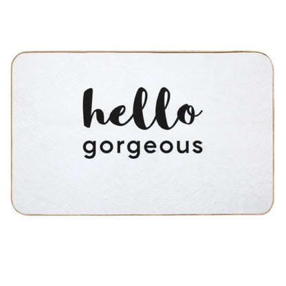 Hello Gorgeous  Rapid-Drying Bath Mat