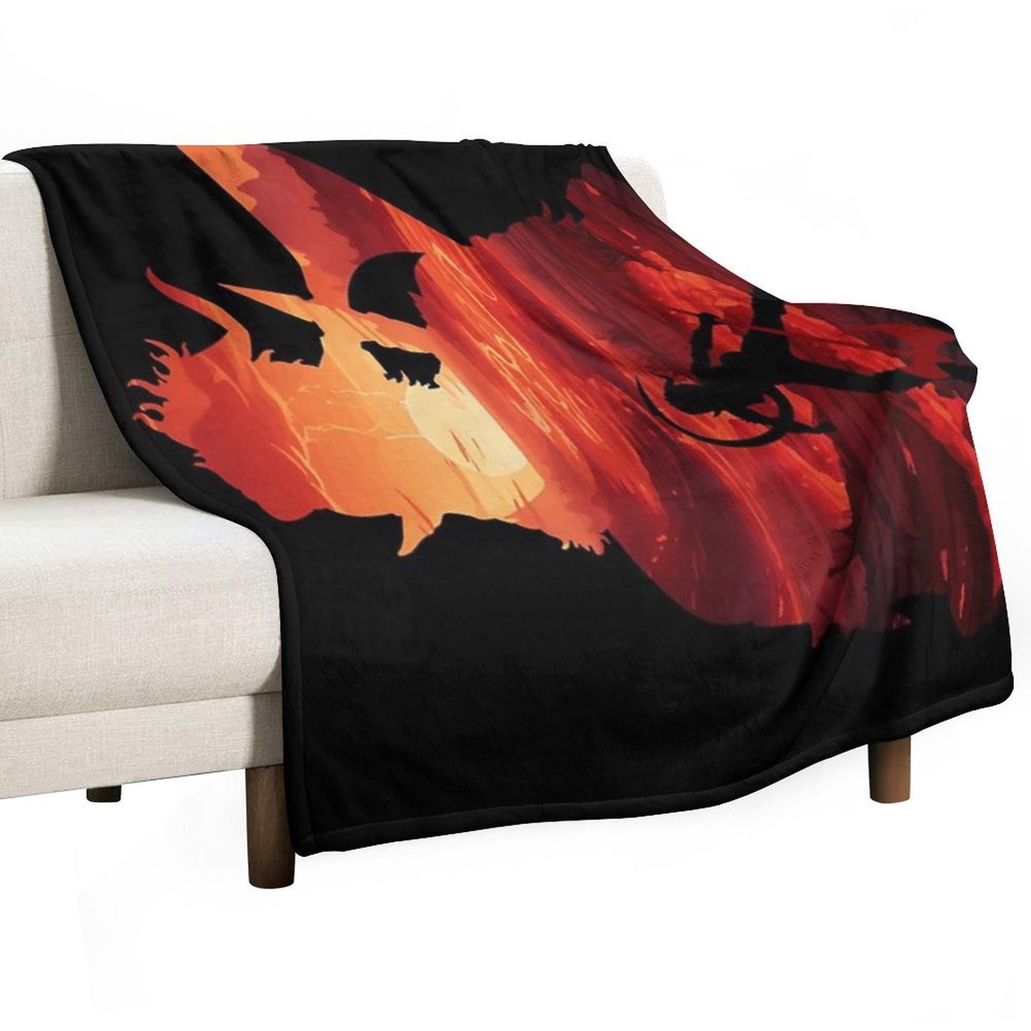 Baldurs Gate 3 - Karlach Negative Illusion Anti-pilling Throw Blanket
