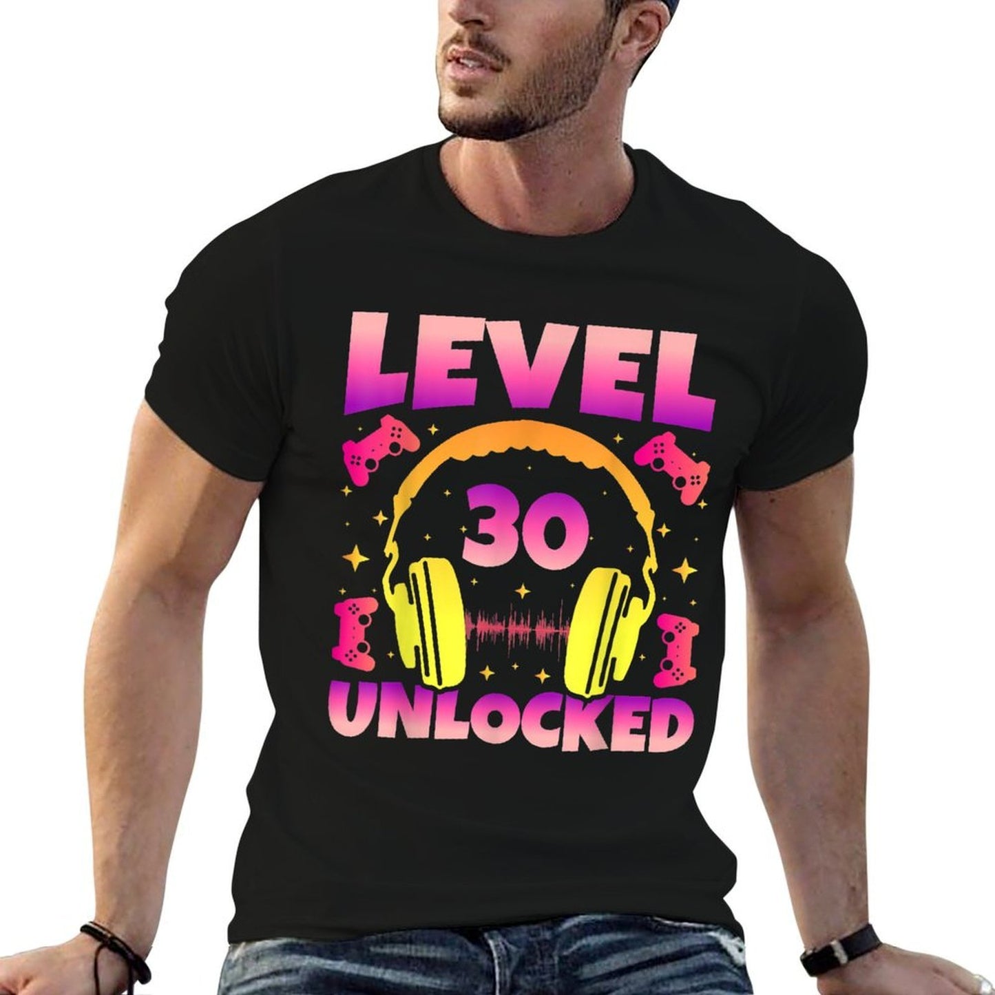 Level 30 Unlocked Video Gamer 30th Birthday  Classic T-Shirt