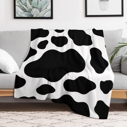 Cow Animal Print Cowboy And Country Ranch Farm Style Durable Throw Blanket