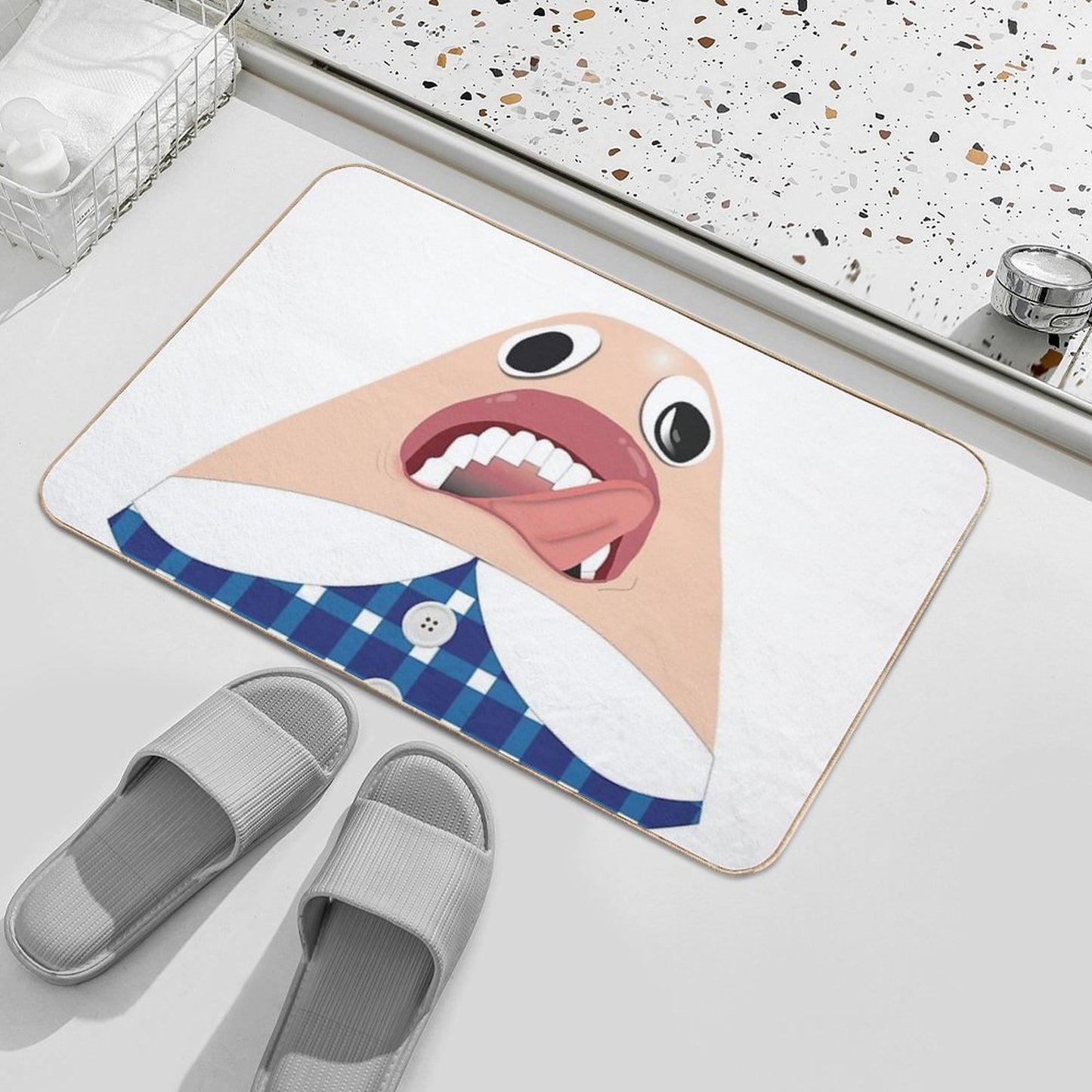 Funny Vector Design of Sussie from The Amazing World of Gumball  Non-Slip Bath Mat