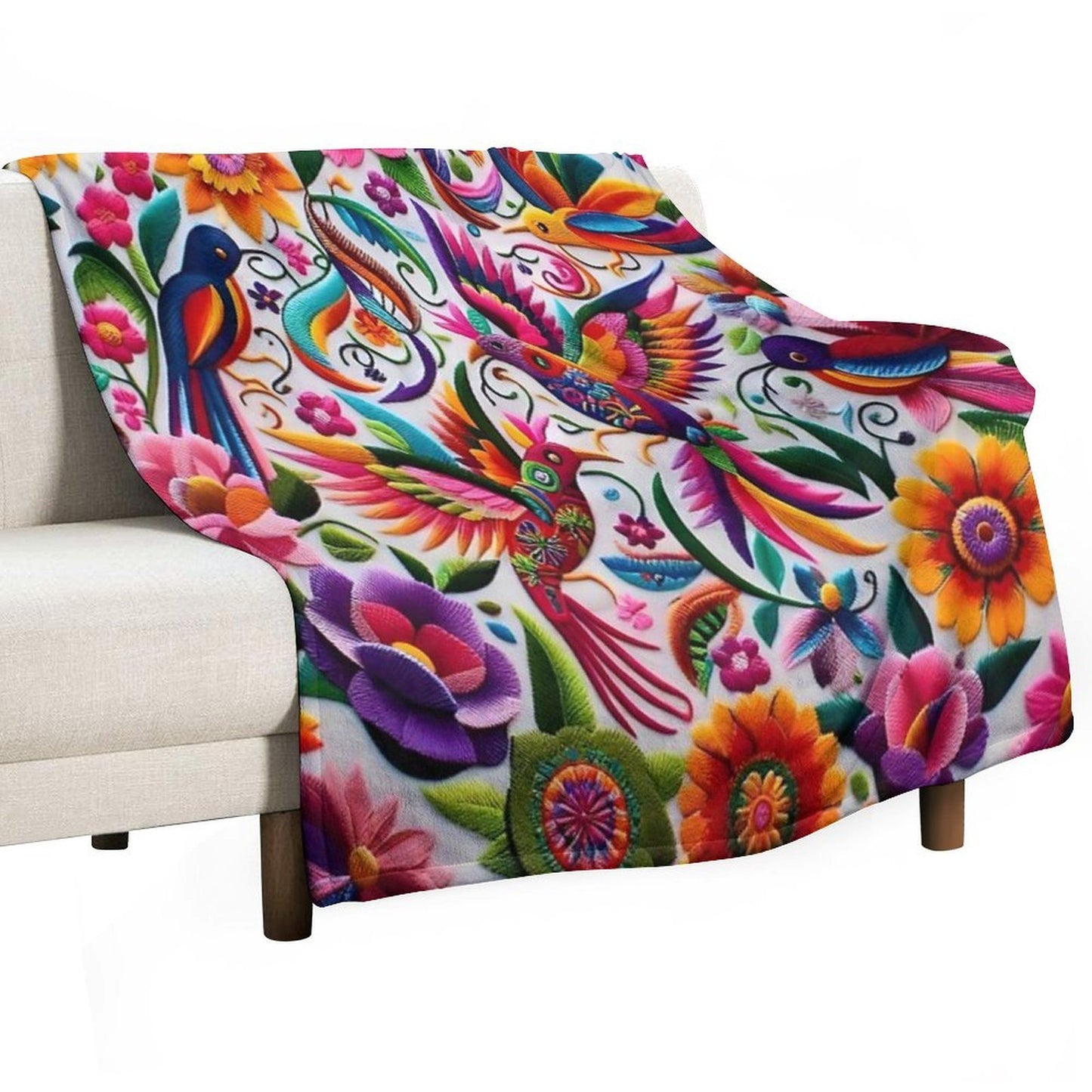 Mexico Art Easy Care Throw Blanket