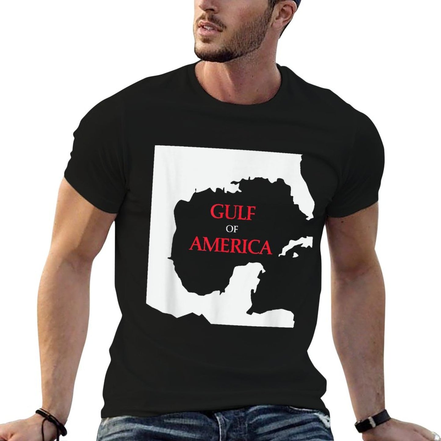 Gulf of USA America Slim-fit Cut T-Shirt