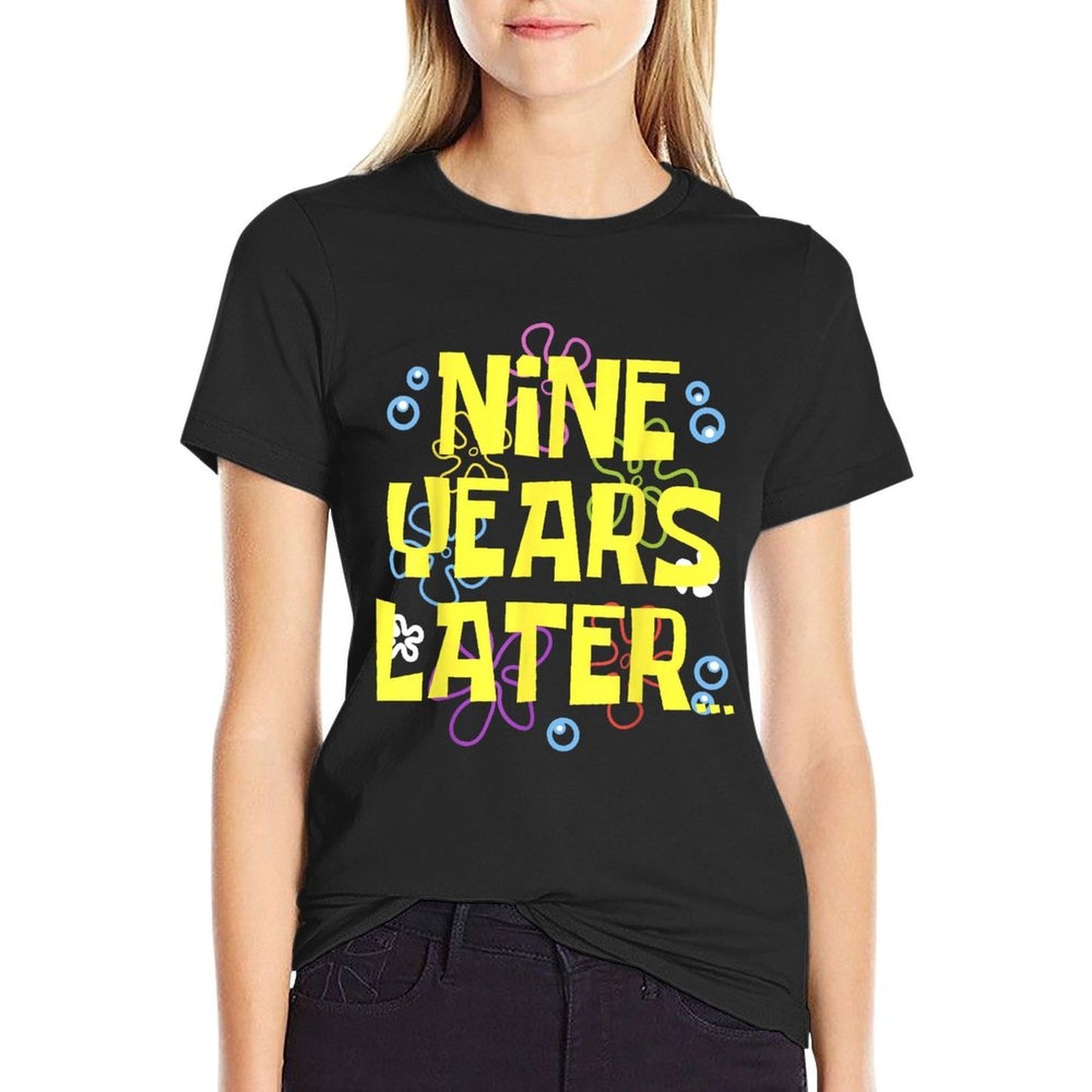 9 NINE YEARS LATER 9 Year Old Birthday Gifts for Girls Boy  Classic T-Shirt