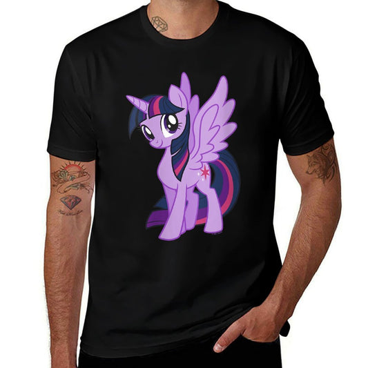 My Little Pony Friendship Is Magic Big Twilight Portrait  Fade-proof Color T-Shirt