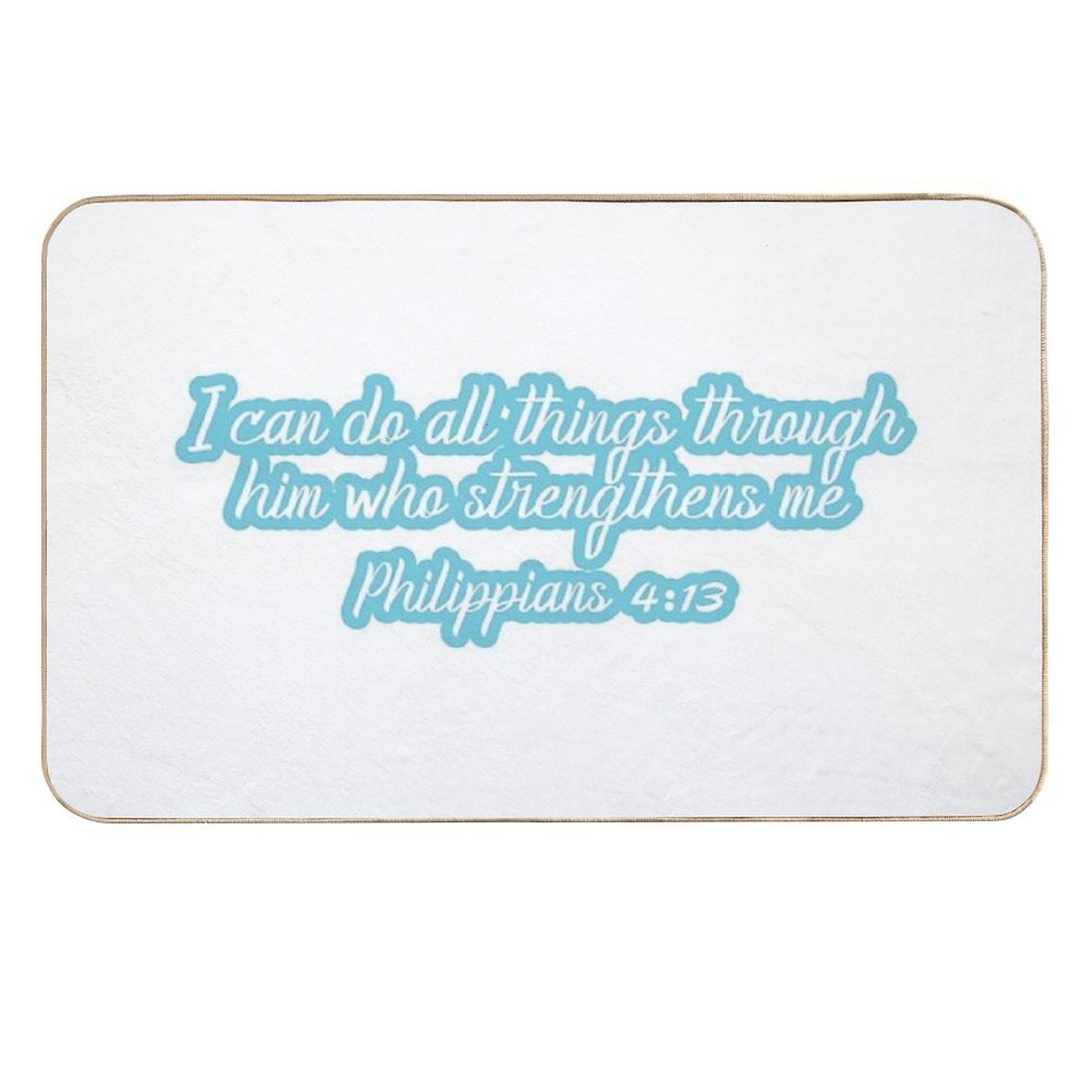 Philippians 413 Durable Bath Mat