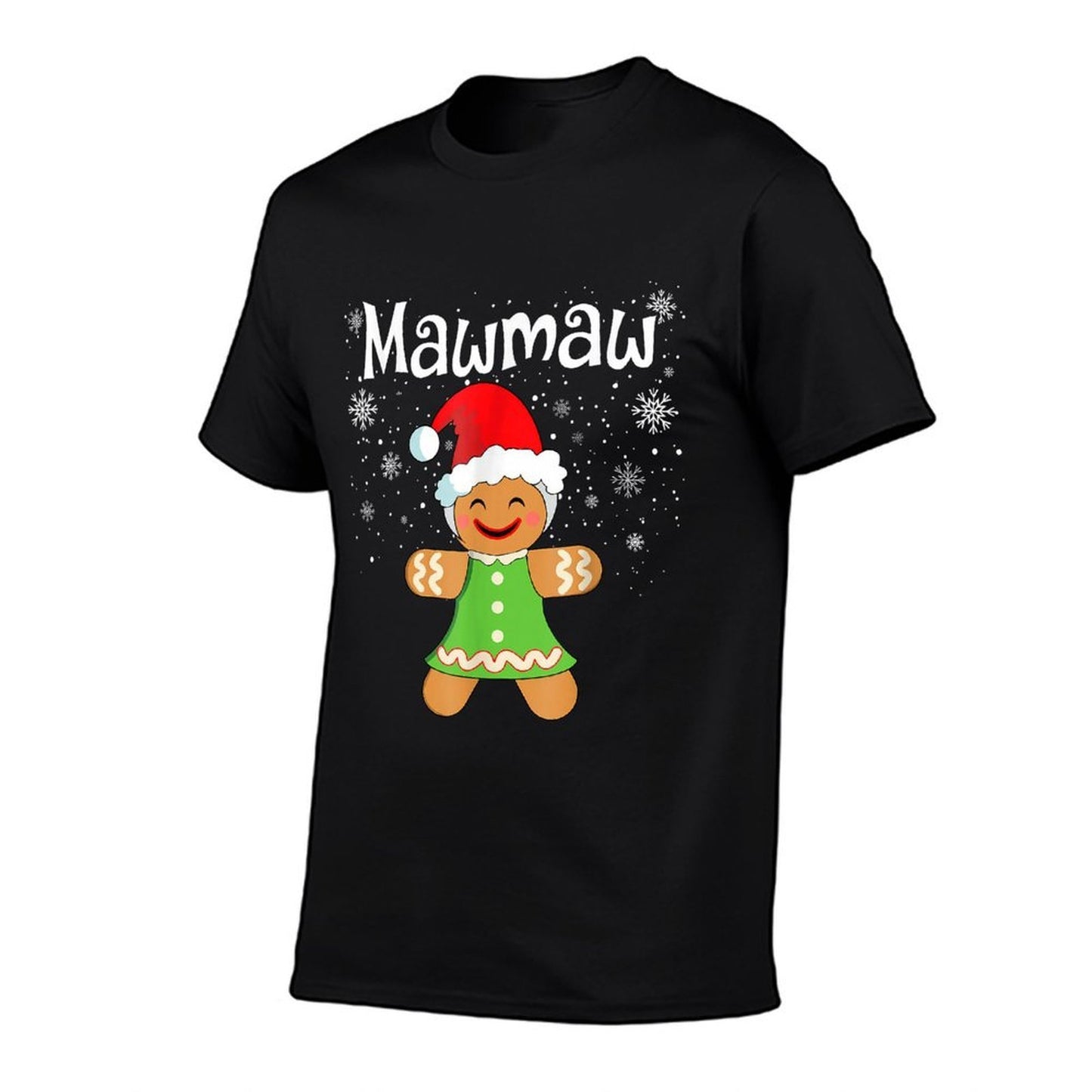 Mawmaw Gingerbread Family Matching Christmas Women  Slim-fit Cut T-Shirt