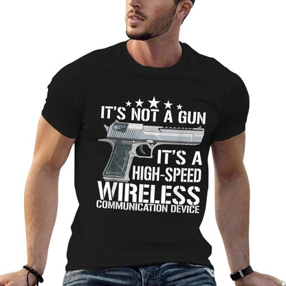 Funny Ammo Gun Lovers Saying Gun Owner Gift Ideas - Its Not A Gun Meme - Funny Its Not A Gun - Black, Unisex-Adults,,, Small, US  Wrinkle-resistant T-Shirt