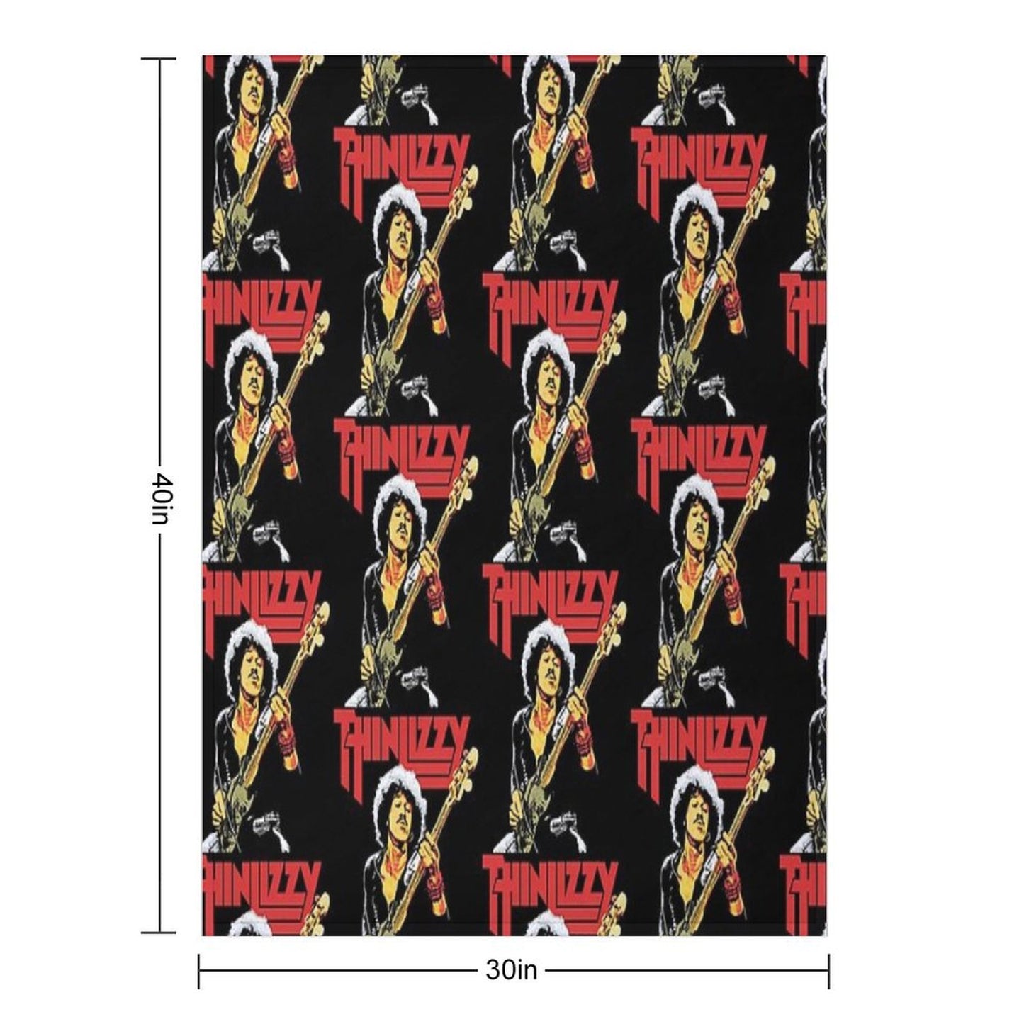 Thins Liz.zy Bass Durable Throw Blanket