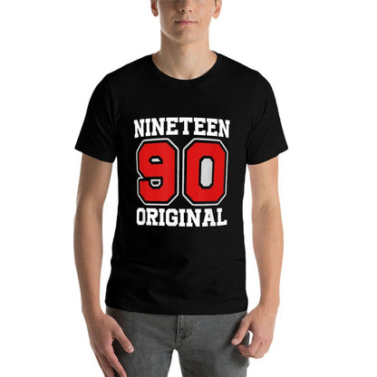 Humor 1990 35 Year Old Bday Men Women 35th Birthday  Polyester Blend T-Shirt
