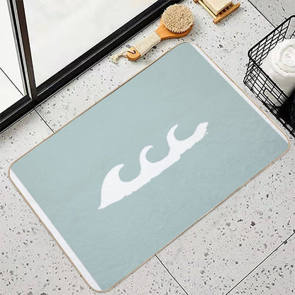 Waves  Dirt-Trapping Bath Mat