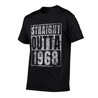 Straight Outta 1968 50th Birthday Gift Men Him Funny  Quick-drying T-Shirt