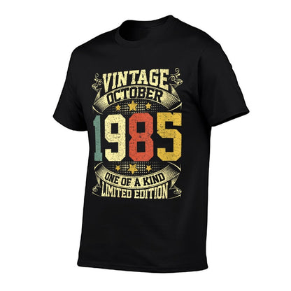 Womens 40 Year Old Gift Vintage Made In October 1985 40th Birthday  Slim-fit Cut T-Shirt
