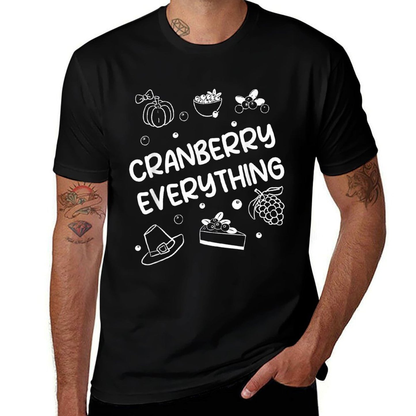 Cranberry Everything Canned Thanksgiving Christmas  High-quality Stitching T-Shirt