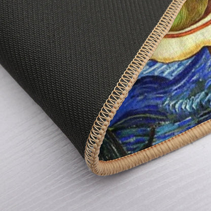 Alice & The Caterpillar Starry Night - Alice In Wonderland  Long-Lasting Bath Mat