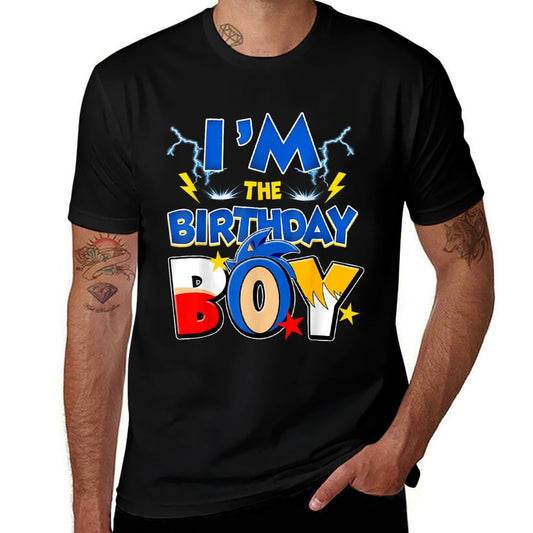 I'm The Birthday Boy Family Matching Party Video Game  High-quality Stitching T-Shirt